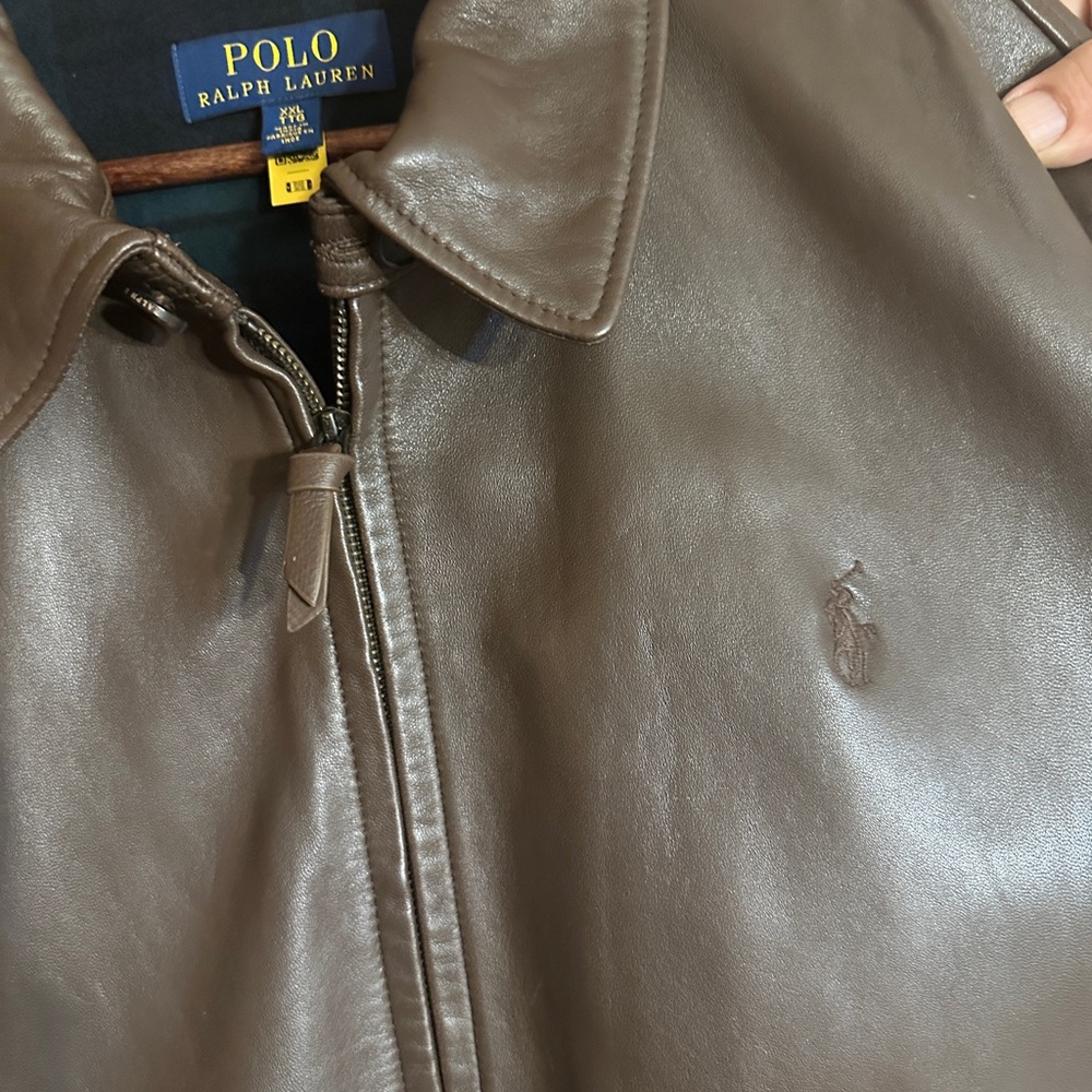 Polo by Ralph Lauren Brown Leather Jacket